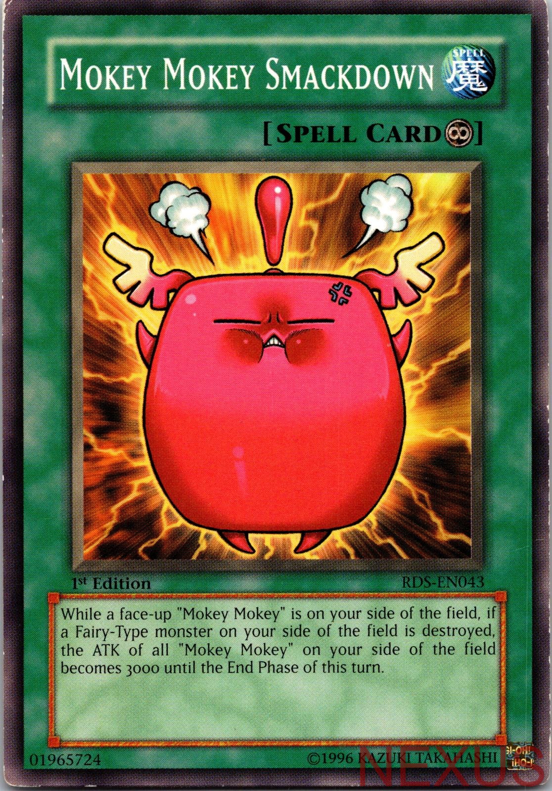 Mokey Mokey Smackdown RDS-EN043 Common 1st Edition Lightly Played