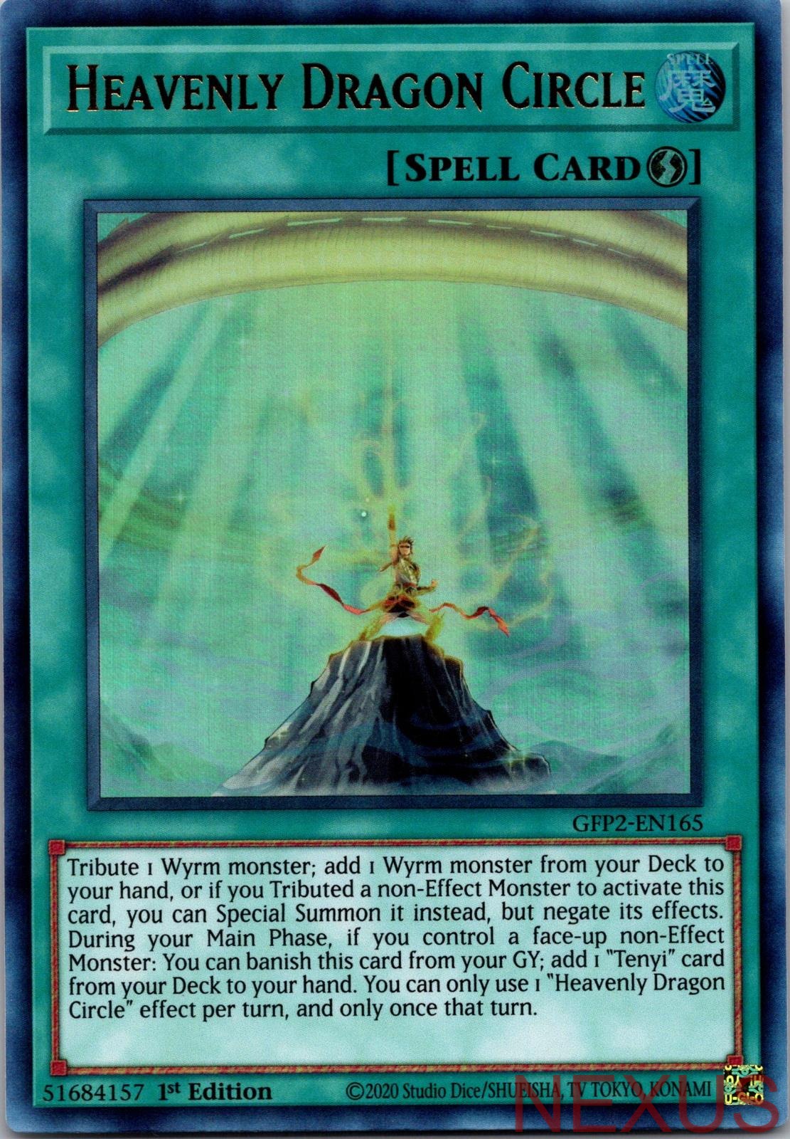 Heavenly Dragon Circle GFP2-EN165 Ultra Rare 1st Edition Near Mint