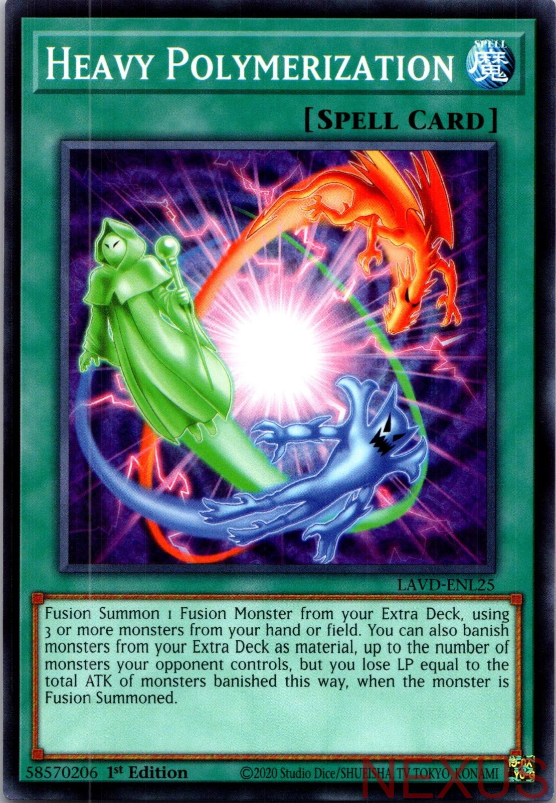 Heavy Polymerization LAVD-ENL25 Common / Short Print 1st Edition Near Mint