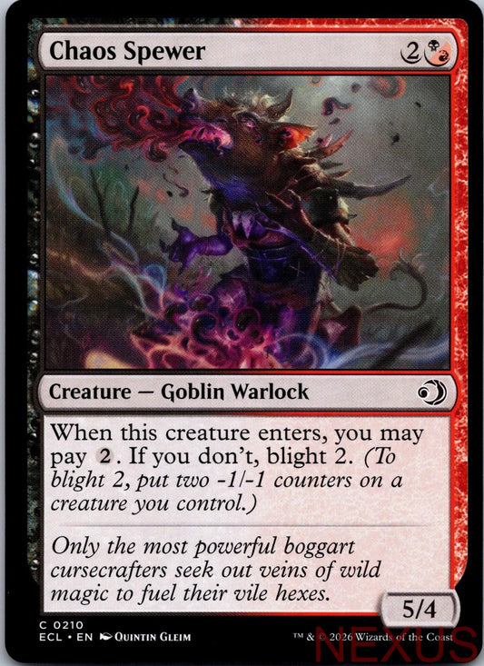 Chaos Spewer 210 Common Near Mint