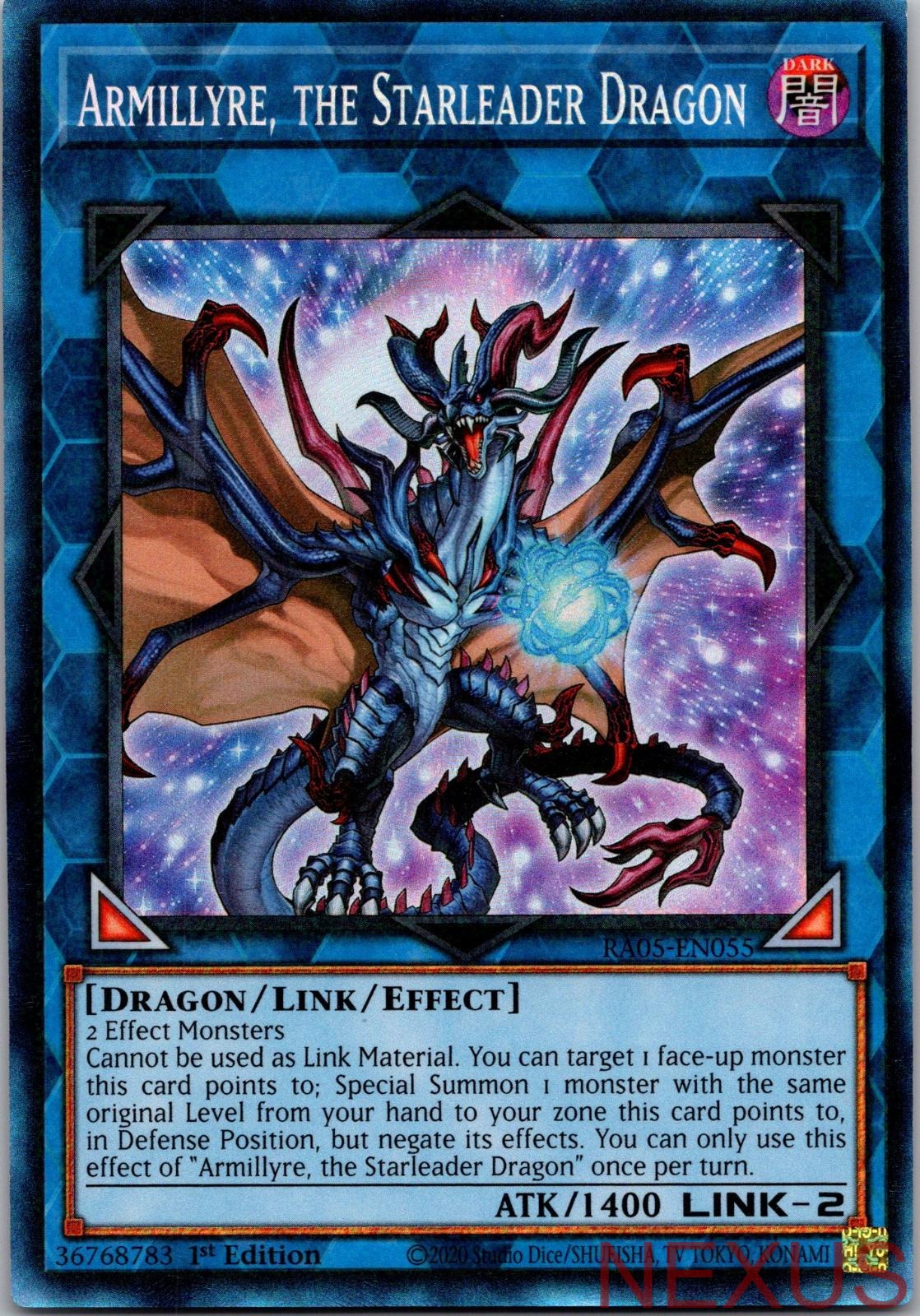 Armillyre, the Starleader Dragon (Collector's Rare) RA05-EN055 1st Edition NM