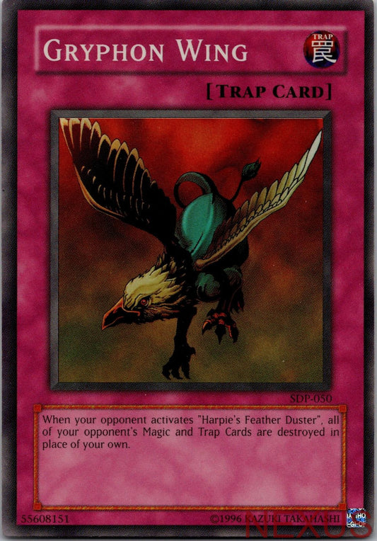 Gryphon Wing SDP-050 Super Rare Starter Deck: Pegasus Yu-Gi-Oh Unlimited NM