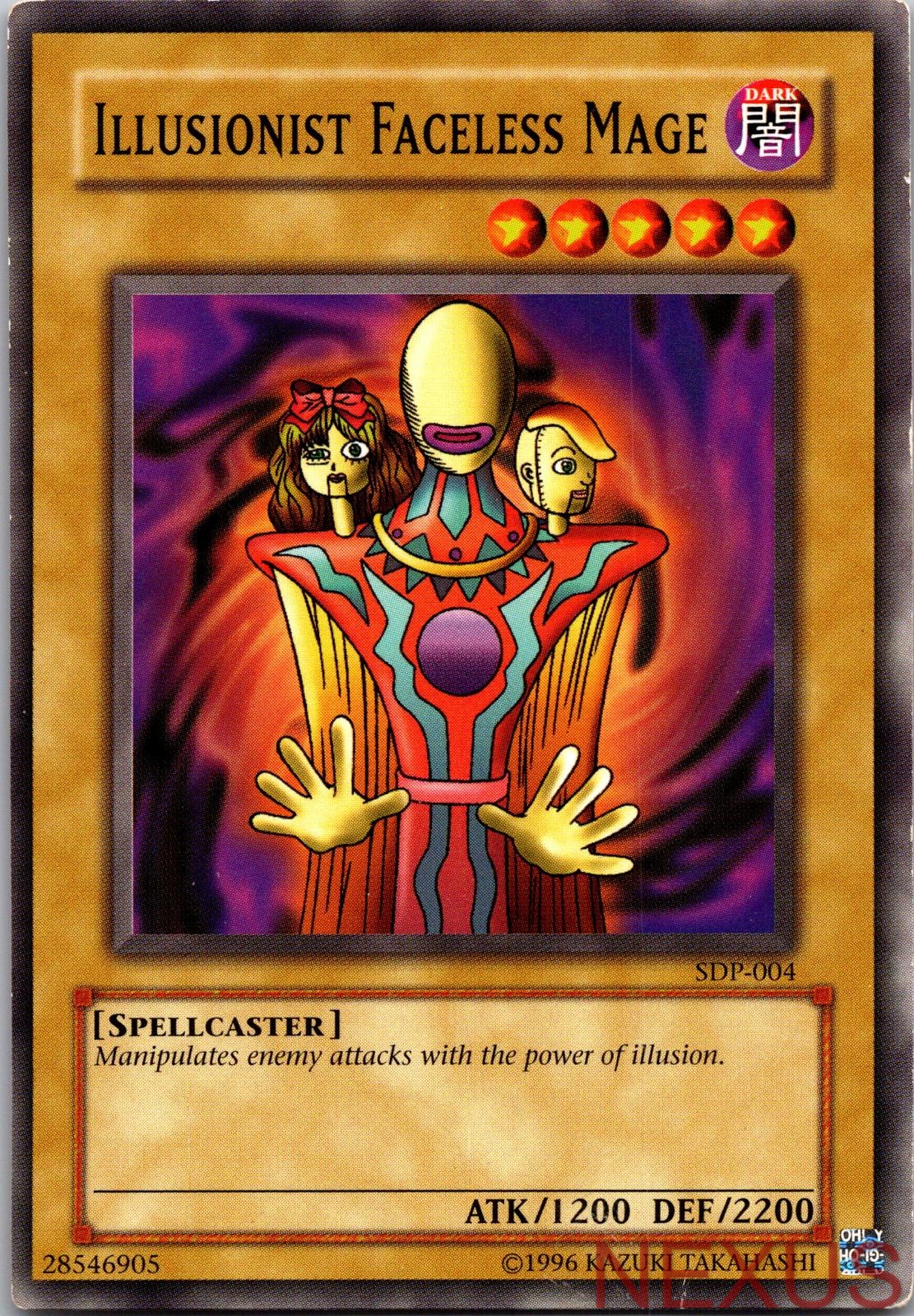 Illusionist Faceless Mage SDP-004 Common Unlimited Lightly Played