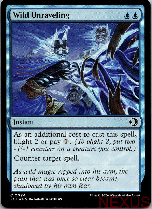 Wild Unraveling 84 Common Foil Near Mint