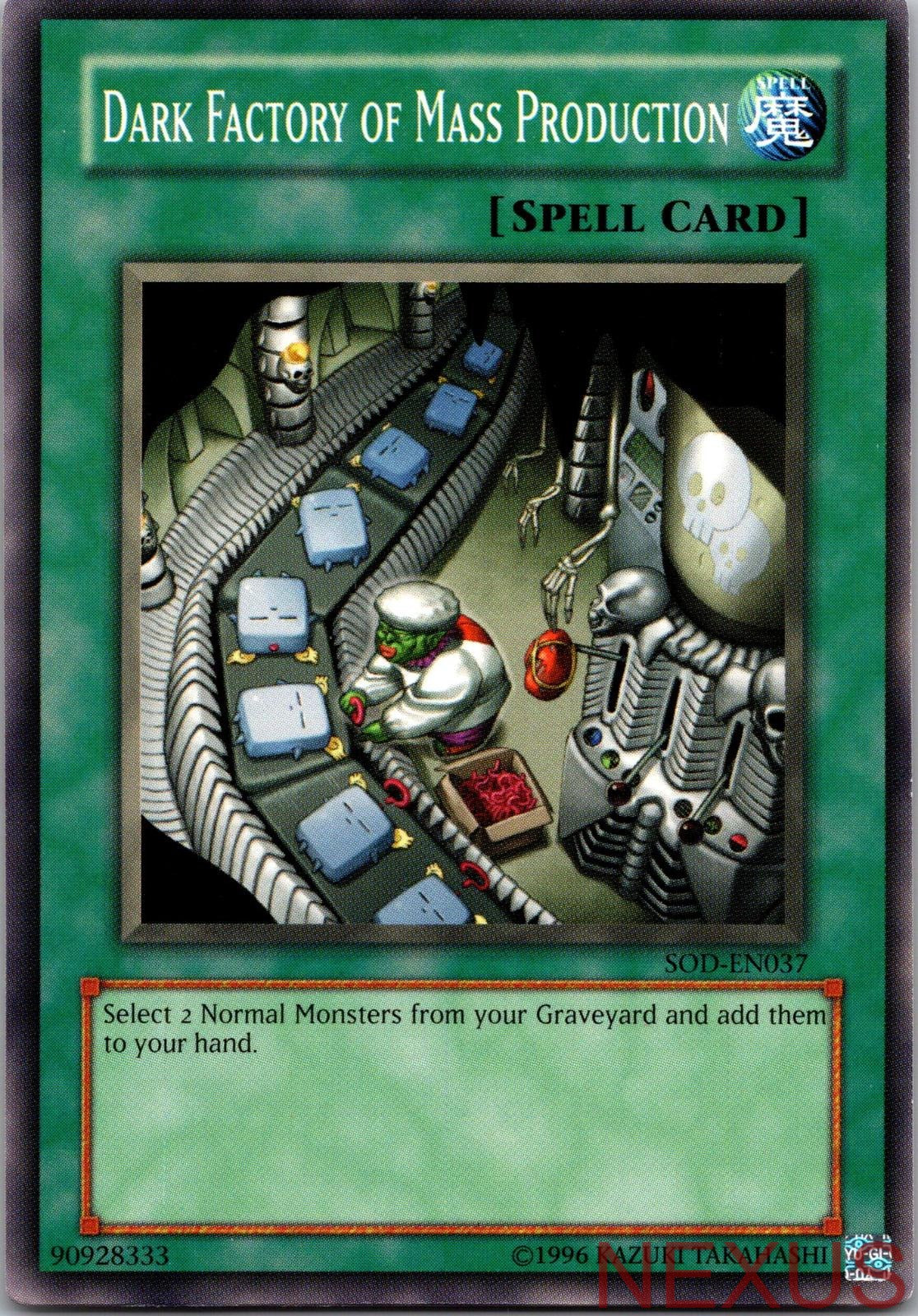 Dark Factory of Mass Production SOD-EN037 Soul of the Duelist Unlimited NM