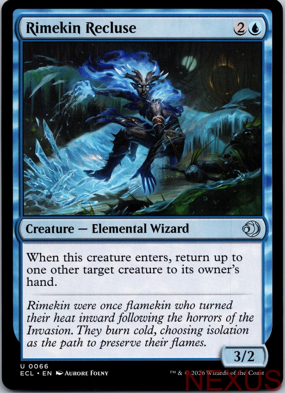 Rimekin Recluse 66 Uncommon Near Mint