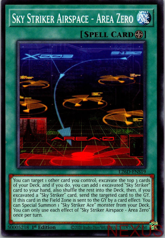 Sky Striker Airspace - Area Zero L26D-ENS19 1st Edition NM