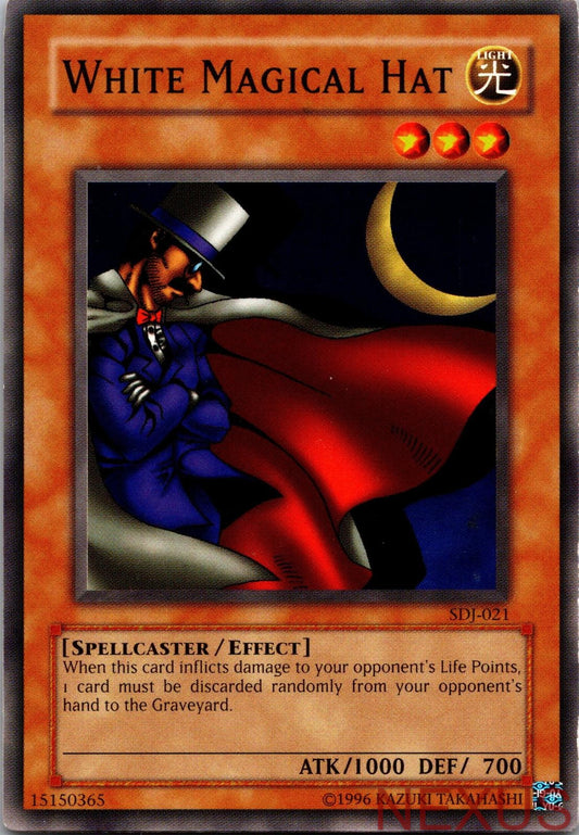 White Magical Hat SDJ-021 Common Starter Deck: Joey Unlimited Near Mint