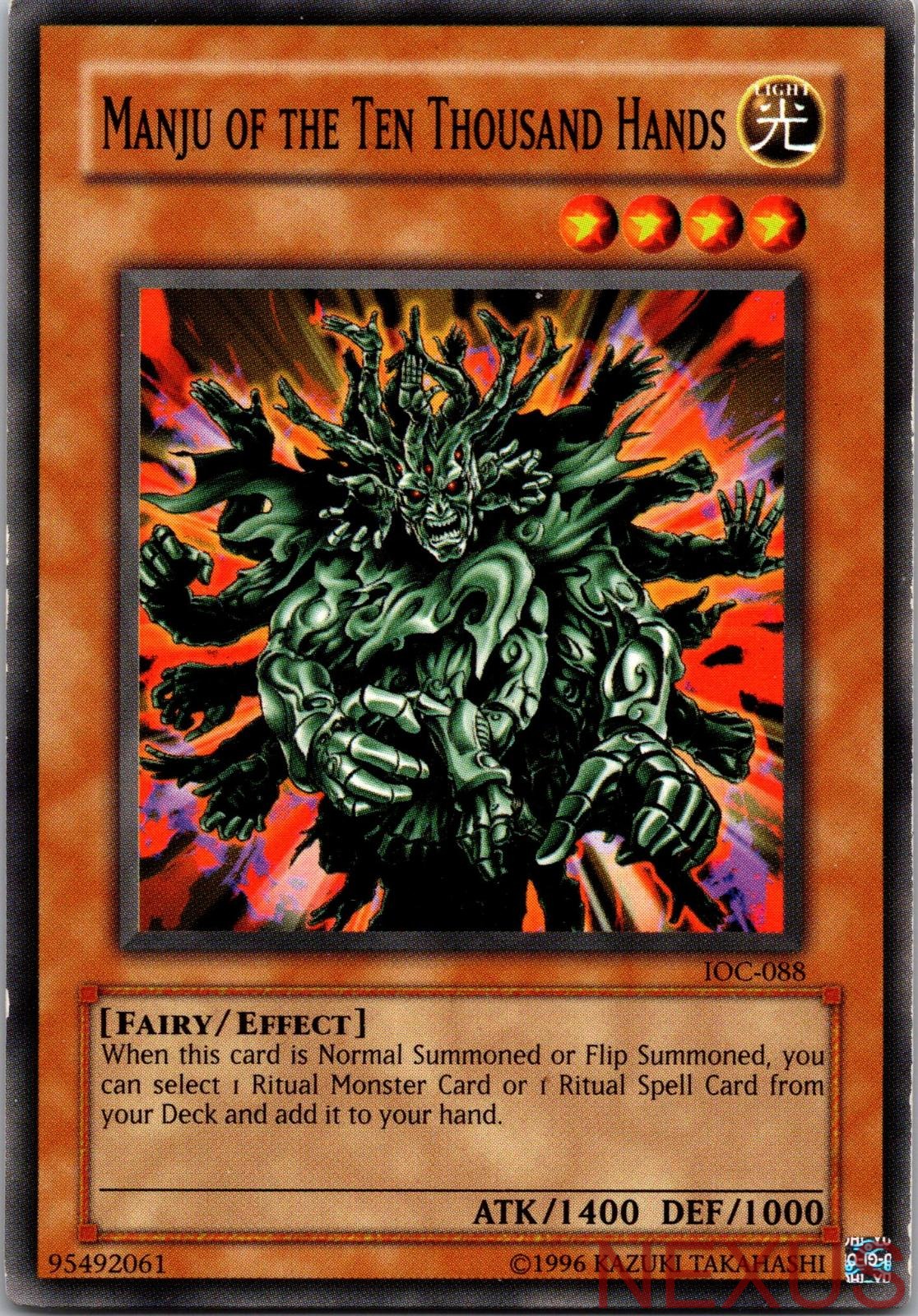 Manju of the Ten Thousand Hands IOC-088 Common Invasion of Chaos Unlimited NM