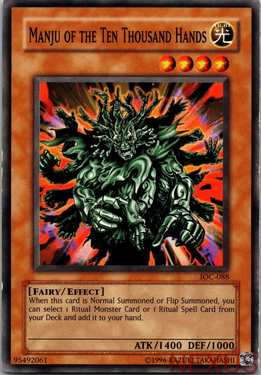 Manju of the Ten Thousand Hands IOC-088 Common Invasion of Chaos Unlimited NM
