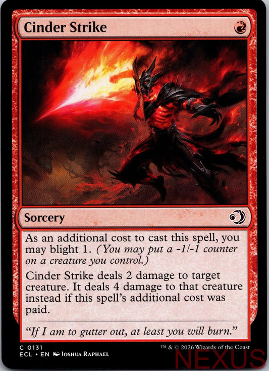 Cinder Strike 131 Common Near Mint