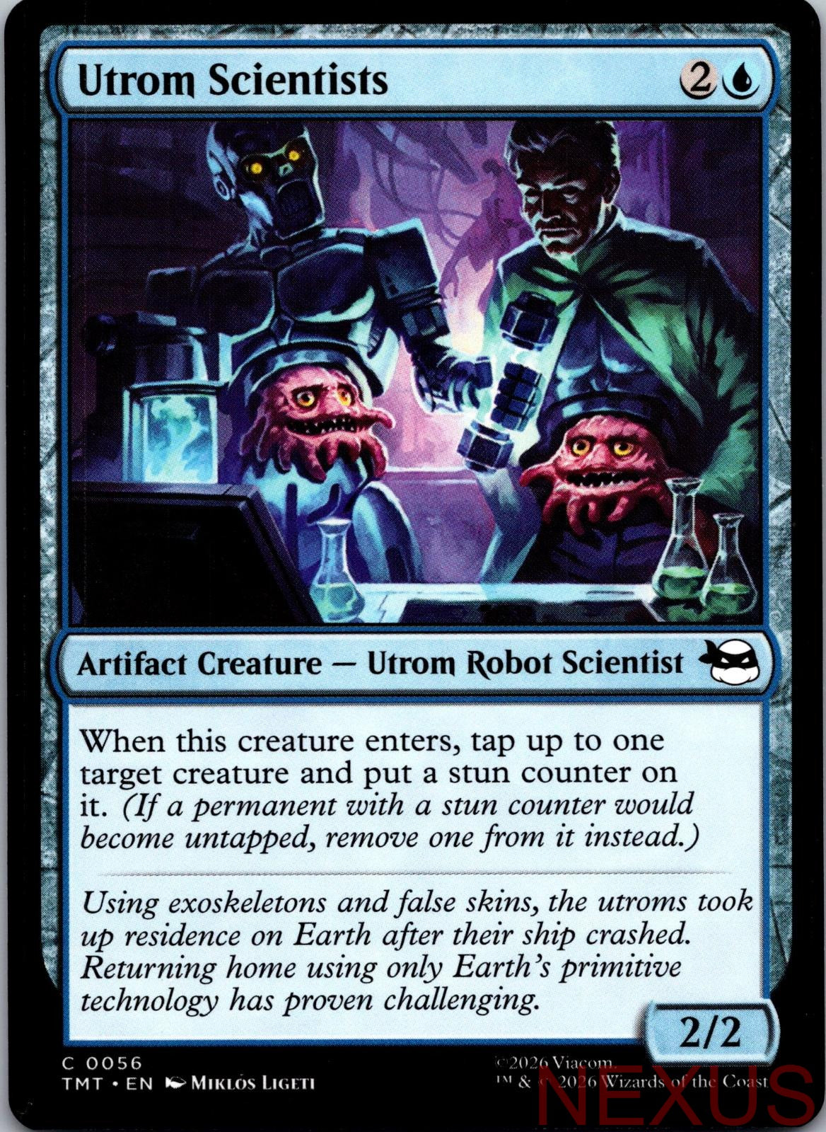 Utrom Scientists 0056 Teenage Mutant Ninja Turtles Magic: The Gathering NM