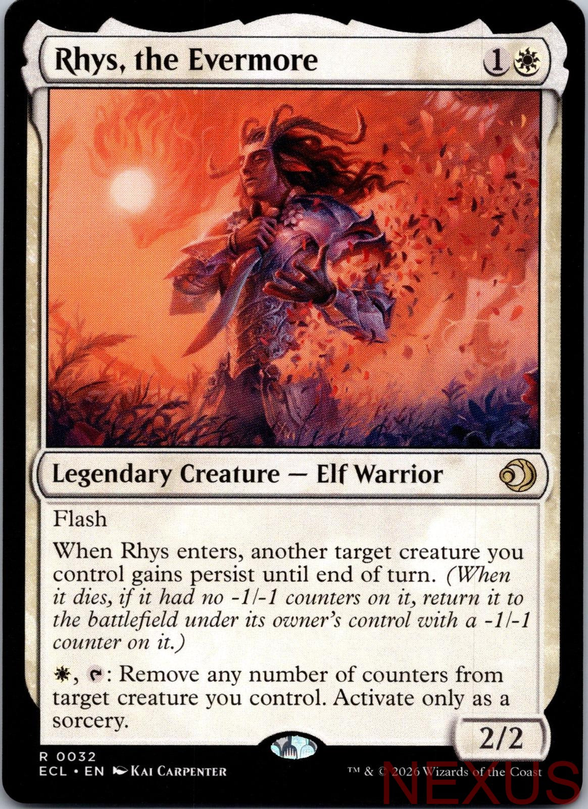 Rhys, the Evermore 32 Rare Near Mint