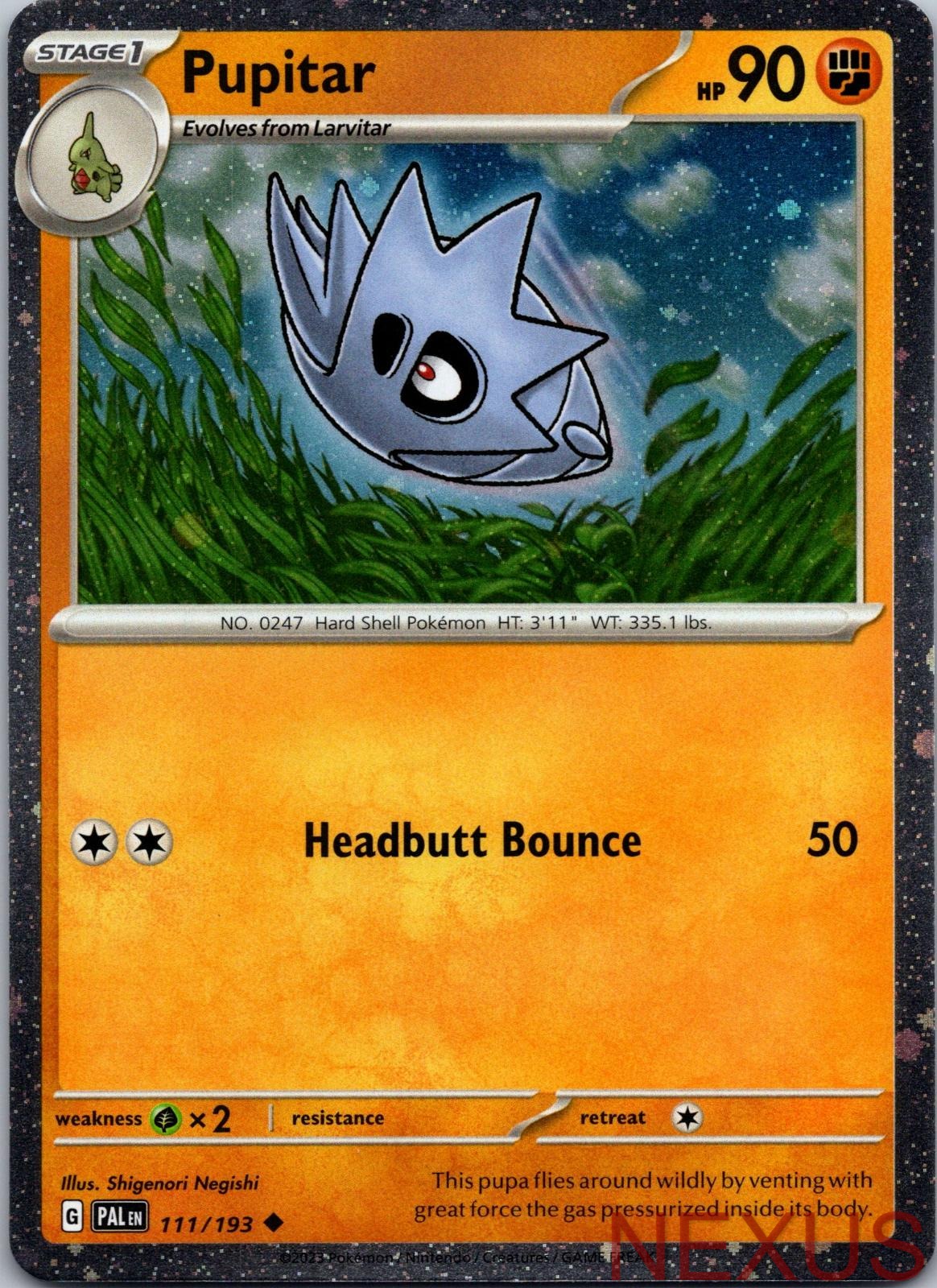 Pupitar (Cosmo Foil) 111/193 Holo Promo Near Mint