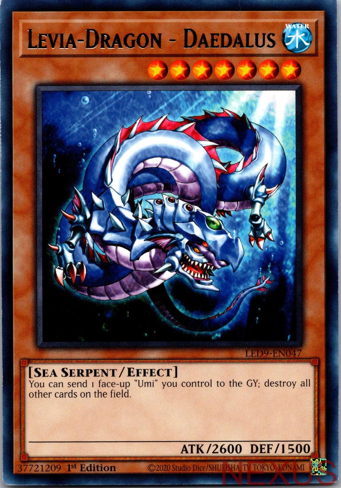 Levia-Dragon - Daedalus LED9-EN047 Rare 1st Edition Near Mint