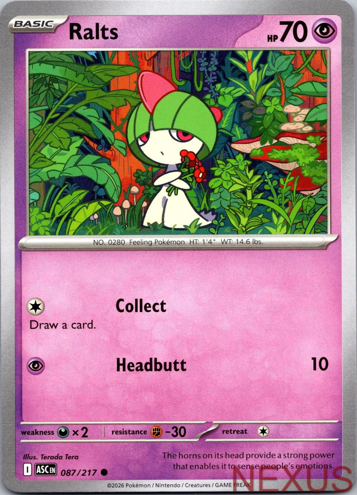 Ralts 087/217 Common Near Mint