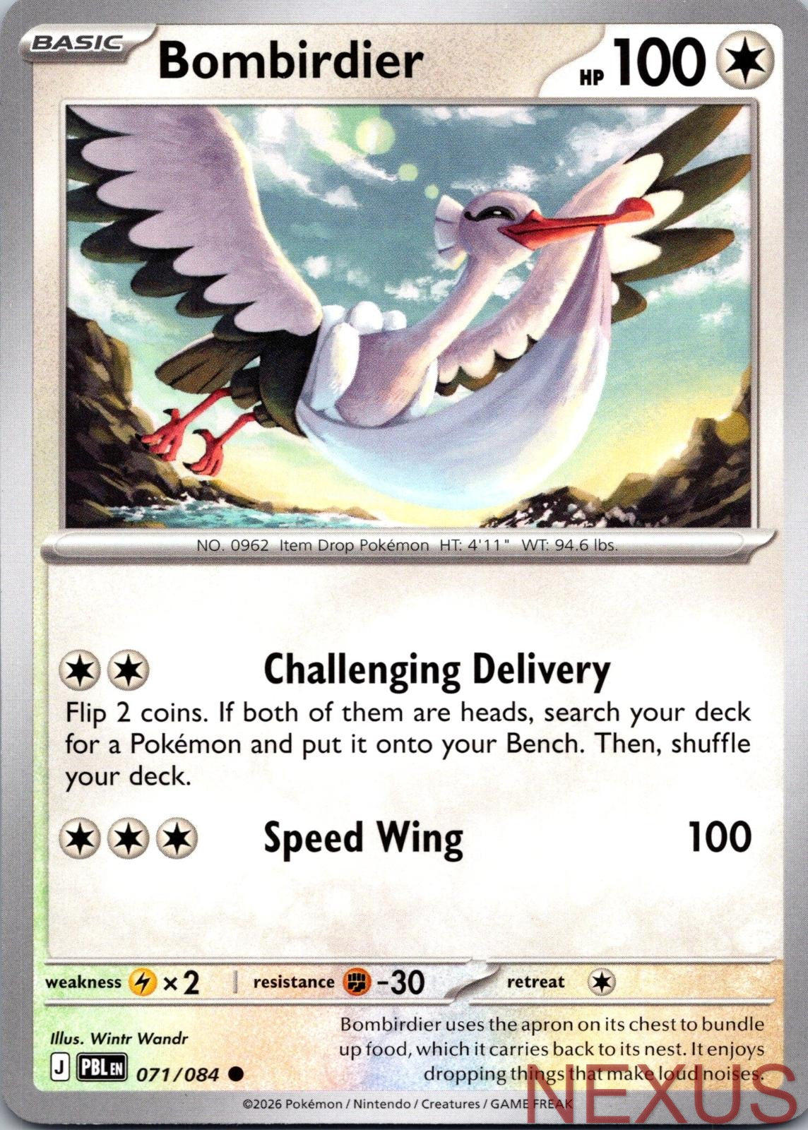 Bombirdier 071/084 Common Near Mint