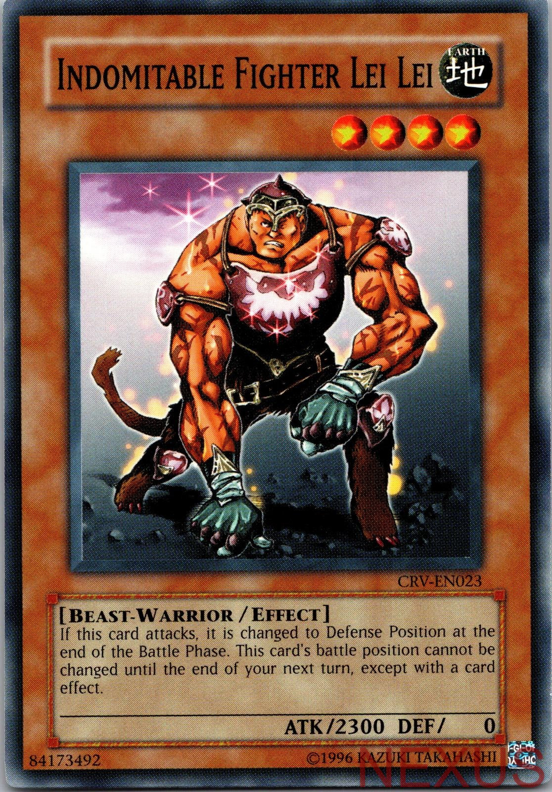 Indomitable Fighter Lei Lei CRV-EN023 Common Unlimited Lightly Played