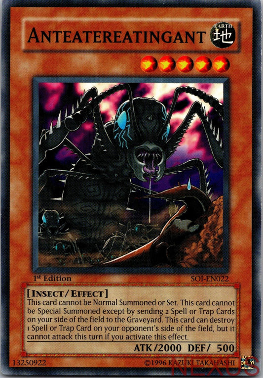 Anteatereatingant SOI-EN022 Common Shadow of Infinity Yu-Gi-Oh 1st Edition NM