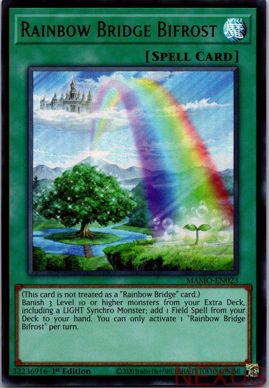 Rainbow Bridge Bifrost MAMO-EN023 Magnificent Monsters Yu-Gi-Oh 1st Edition NM