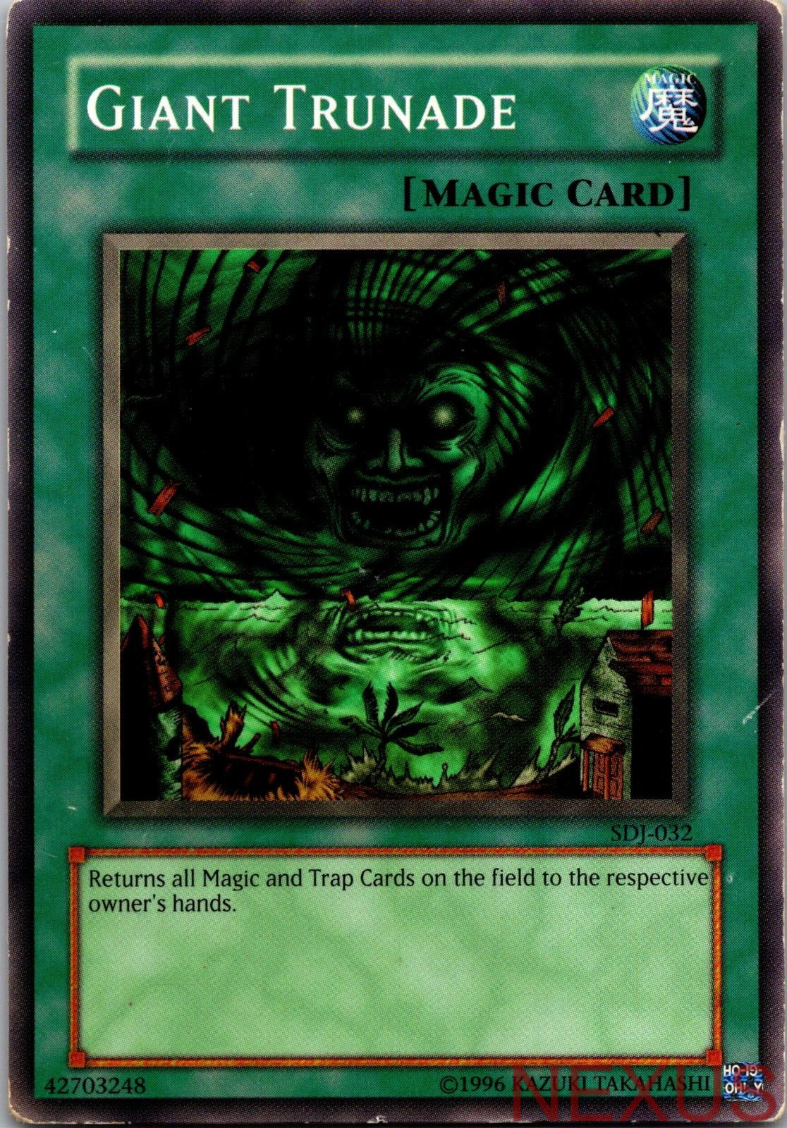 Giant Trunade SDJ-032 Common Starter Deck: Joey Yu-Gi-Oh Unlimited MP