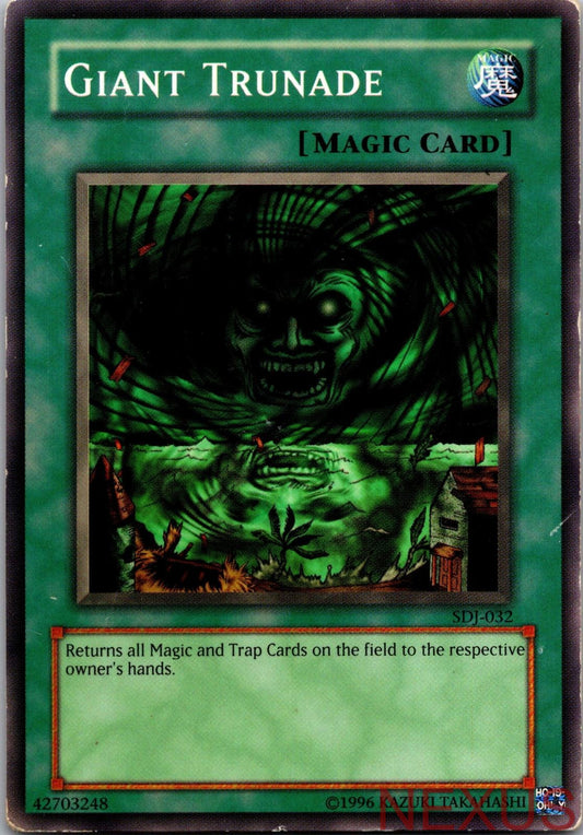 Giant Trunade SDJ-032 Common Starter Deck: Joey Yu-Gi-Oh Unlimited MP