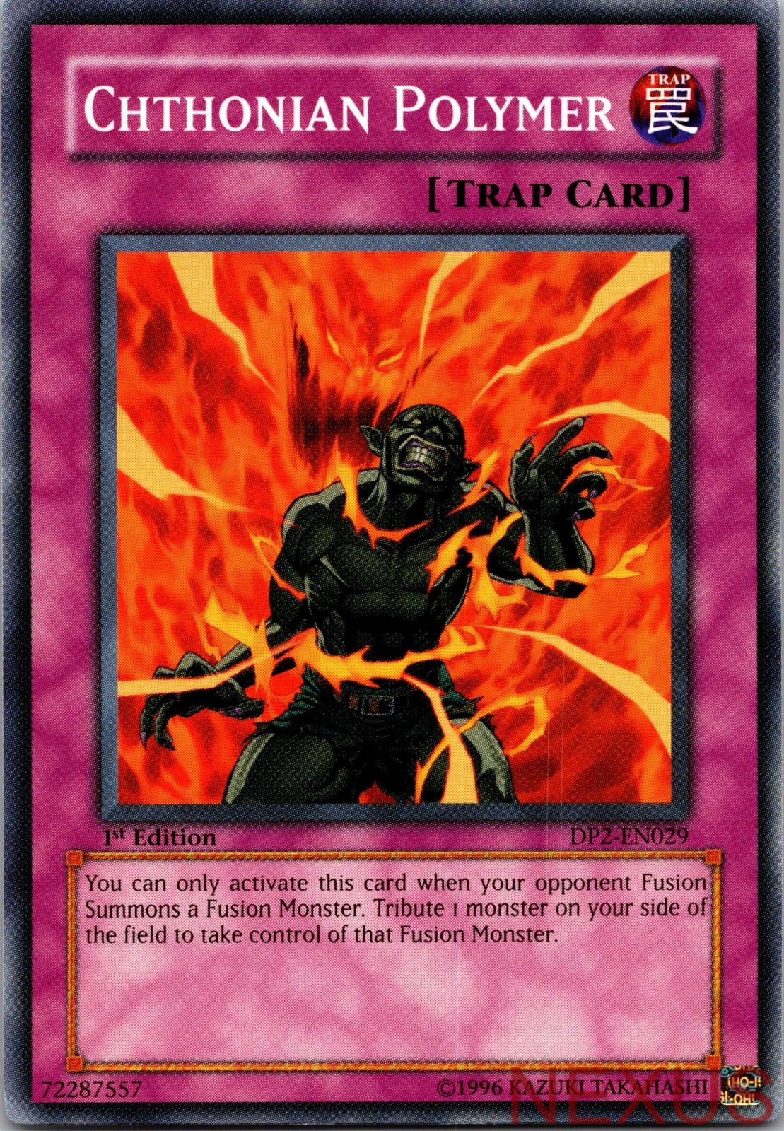Chthonian Polymer DP2-EN029 Duelist Pack 2:  Yu-Gi-Oh 1st Edition NM