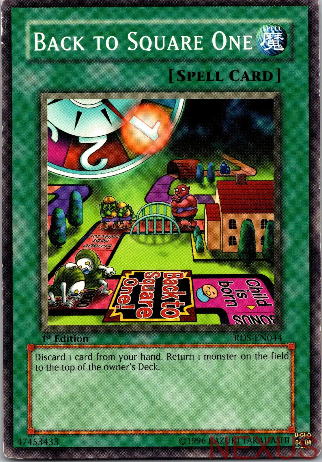 Back to Square One RDS-EN044 Common 1st Edition Lightly Played