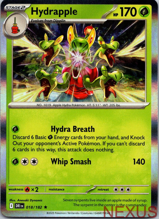 Hydrapple 018/182 Rare Holo Near Mint