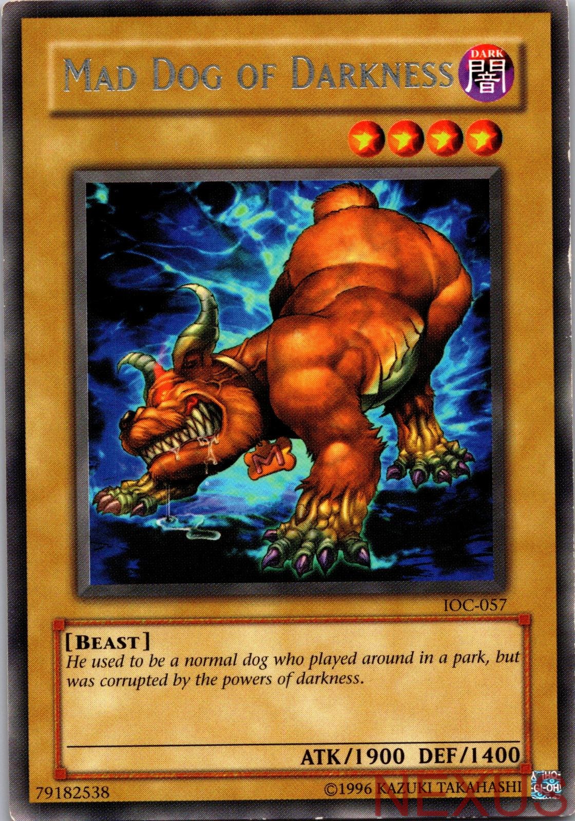 Mad Dog of Darkness IOC-057 Rare Unlimited Lightly Played