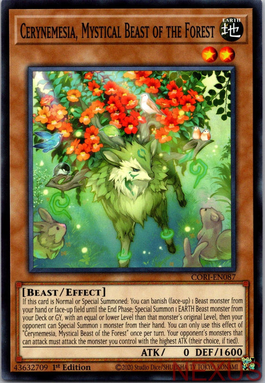 Cerynemesia, Mystical Beast of the Forest CORI-EN087 1st Edition NM