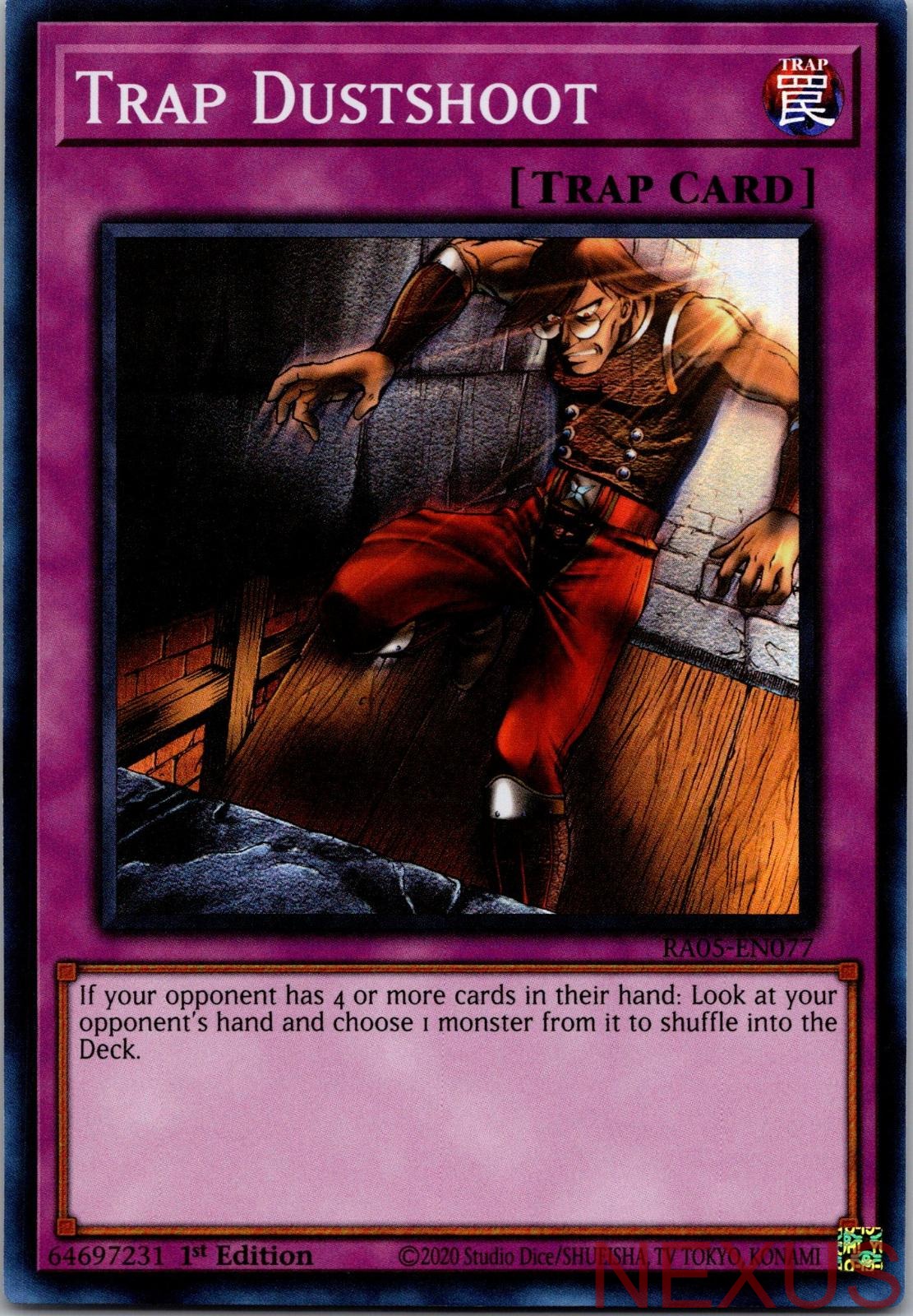 Trap Dustshoot RA05-EN077 Super Rare 1st Edition Near Mint