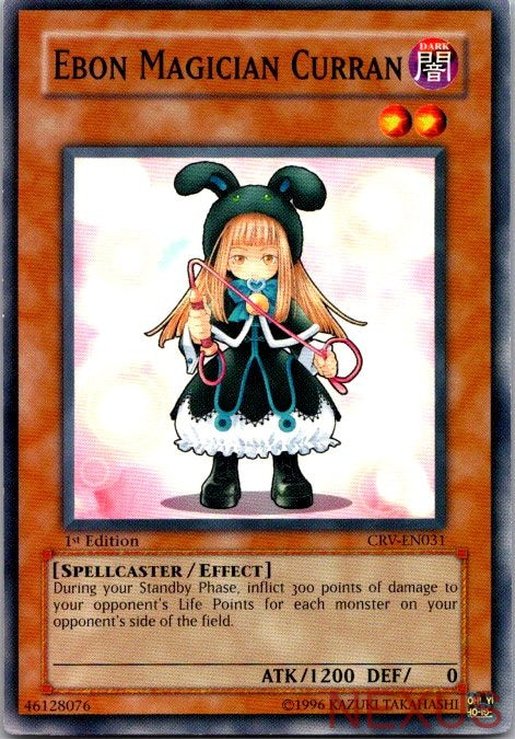 Ebon Magician Curran CRV-EN031 Cybernetic Revolution Yu-Gi-Oh 1st Edition NM