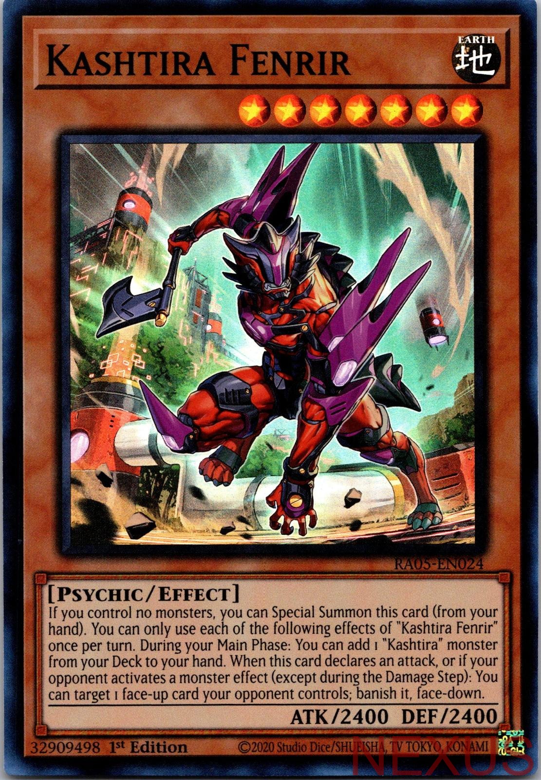 Kashtira Fenrir RA05-EN024 Super Rare 1st Edition Near Mint