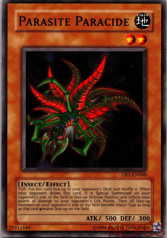 Parasite Paracide DB1-EN068 Common Dark Beginning 1 Yu-Gi-Oh Unlimited Near Mint