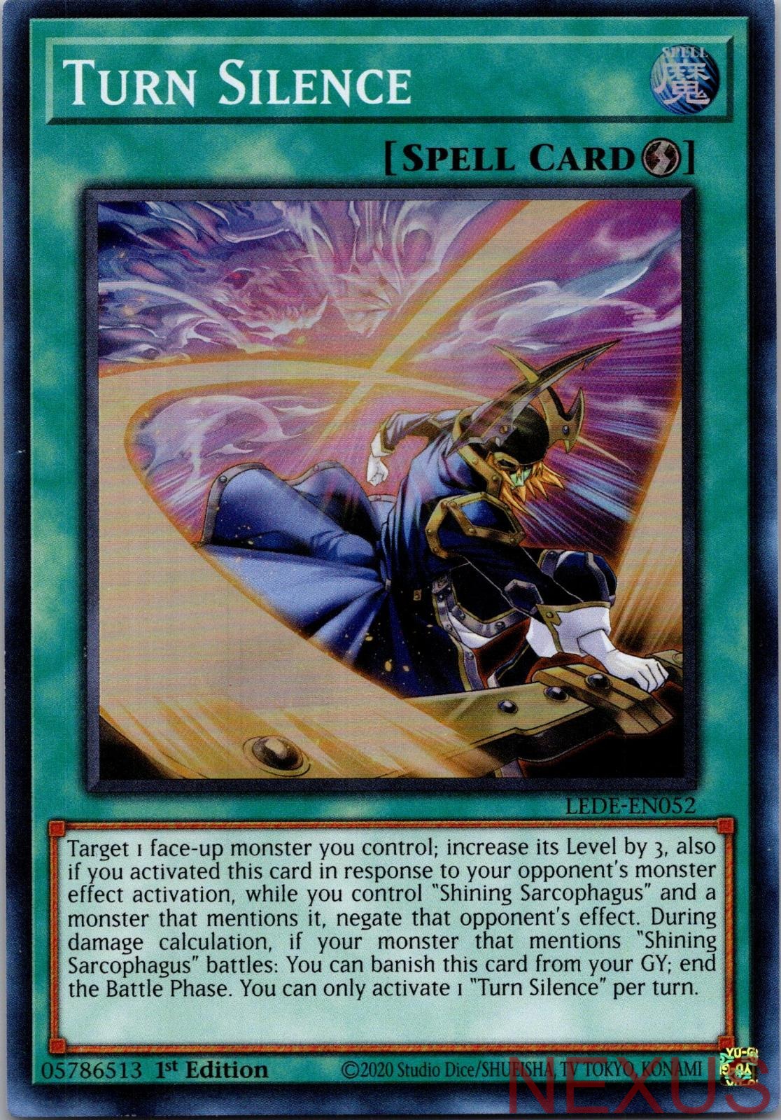 Turn Silence LEDE-EN052 Super Rare 1st Edition Near Mint