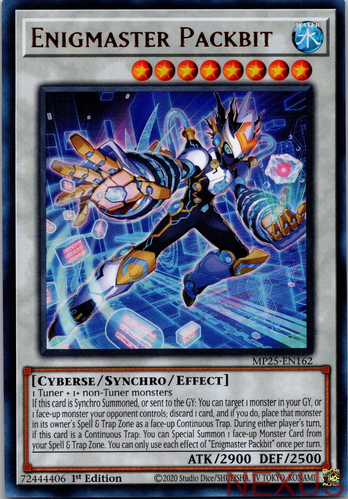 Enigmaster Packbit MP25-EN162 Ultra Rare 1st Edition Near Mint