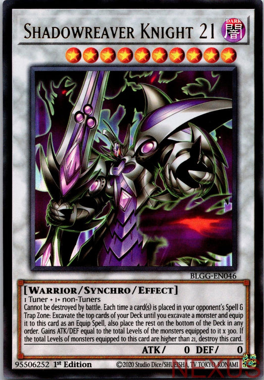 Shadowreaver Knight 21 BLGG-EN046 1st Edition NM
