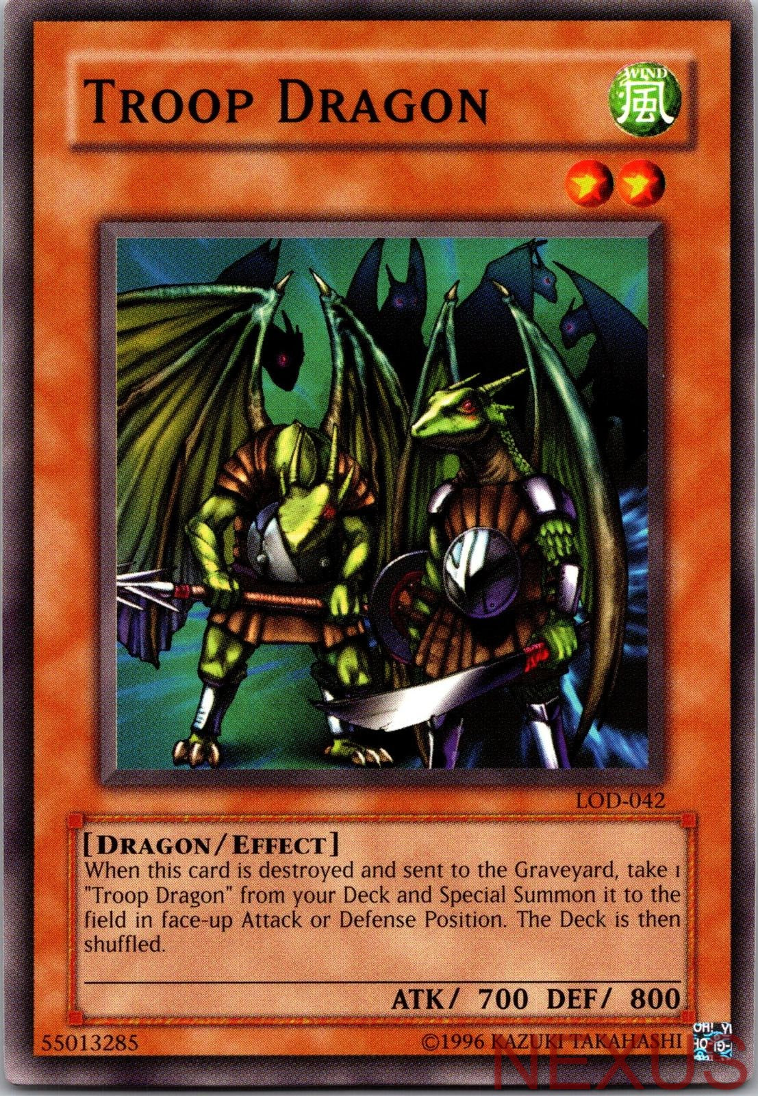 Troop Dragon LOD-042 Common Unlimited Lightly Played