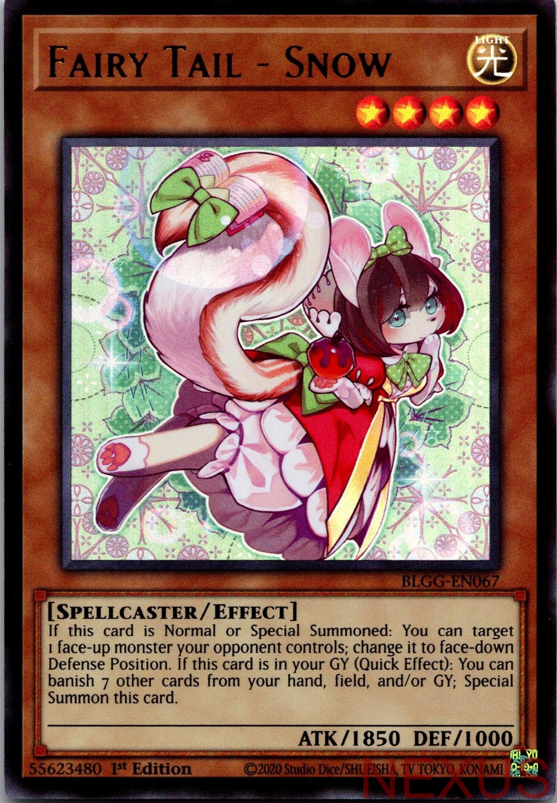 Fairy Tail - Snow BLGG-EN067 Ultra Rare 1st Edition Near Mint