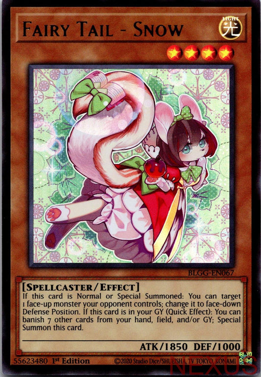 Fairy Tail - Snow BLGG-EN067 Ultra Rare 1st Edition Near Mint