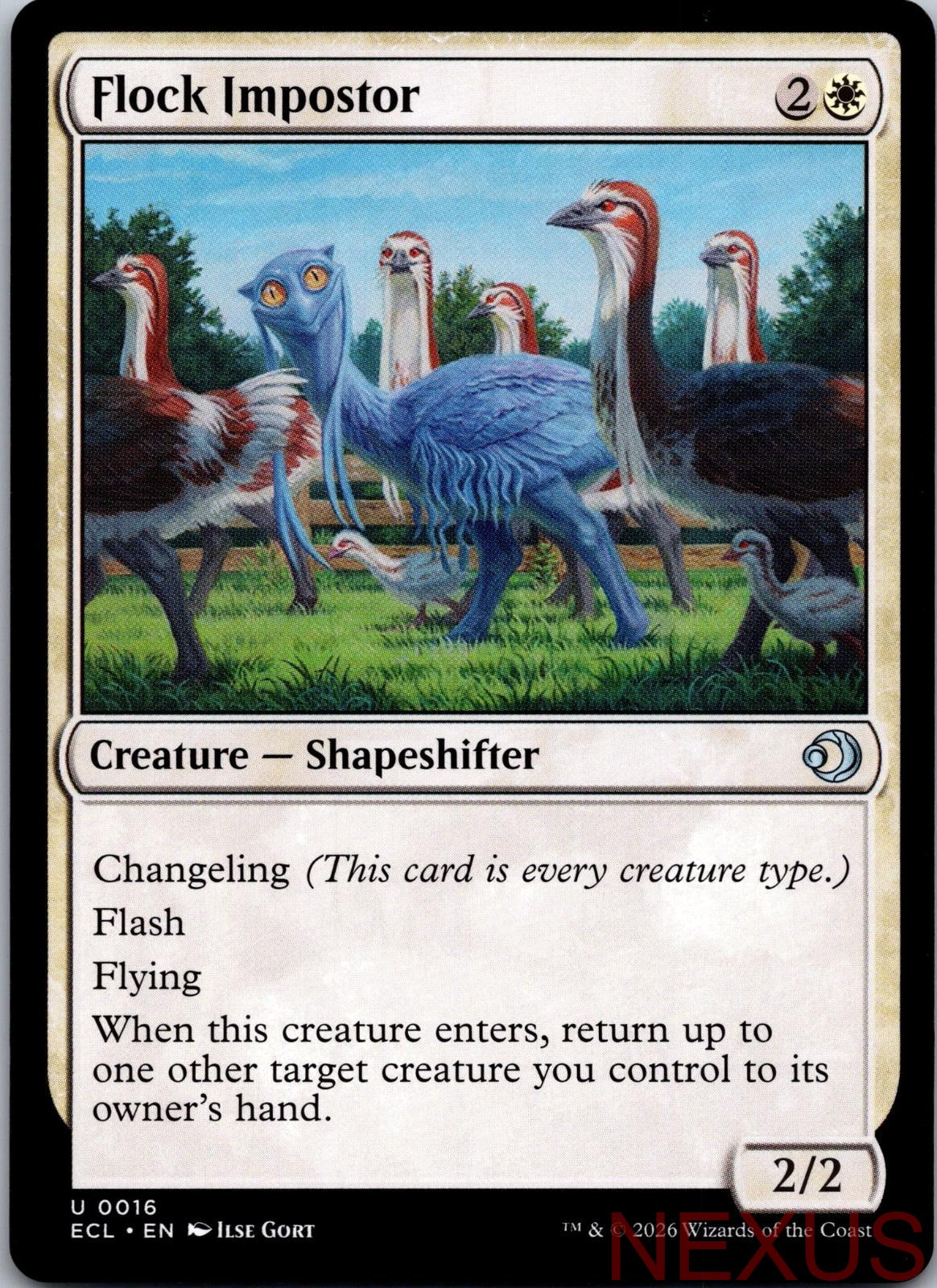 Flock Impostor 16 Uncommon Near Mint