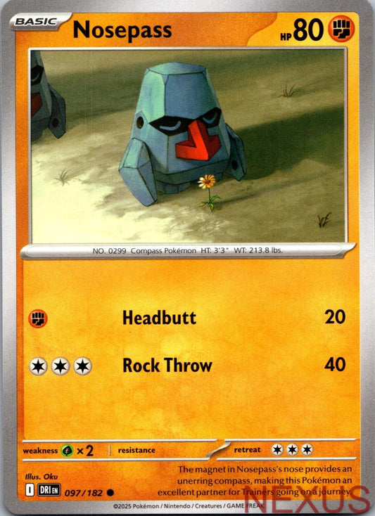 Nosepass 097/182 Common Near Mint