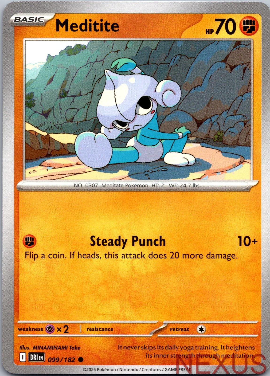 Meditite 099/182 Common Near Mint