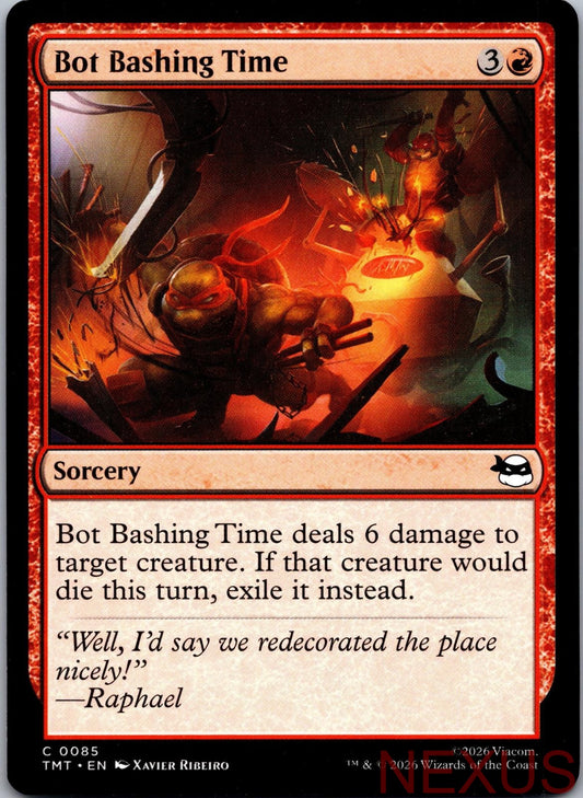 Bot Bashing Time 0085 Teenage Mutant Ninja Turtles Magic: The Gathering NM