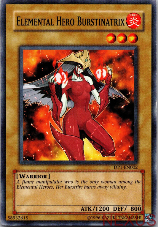 Elemental Hero Burstinatrix DP1-EN002 Duelist Pack 1:  Yu-Gi-Oh Unlimited NM