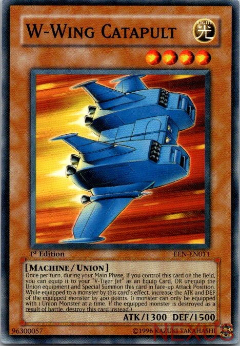 W-Wing Catapult EEN-EN011 Common Elemental Energy Yu-Gi-Oh 1st Edition Near Mint