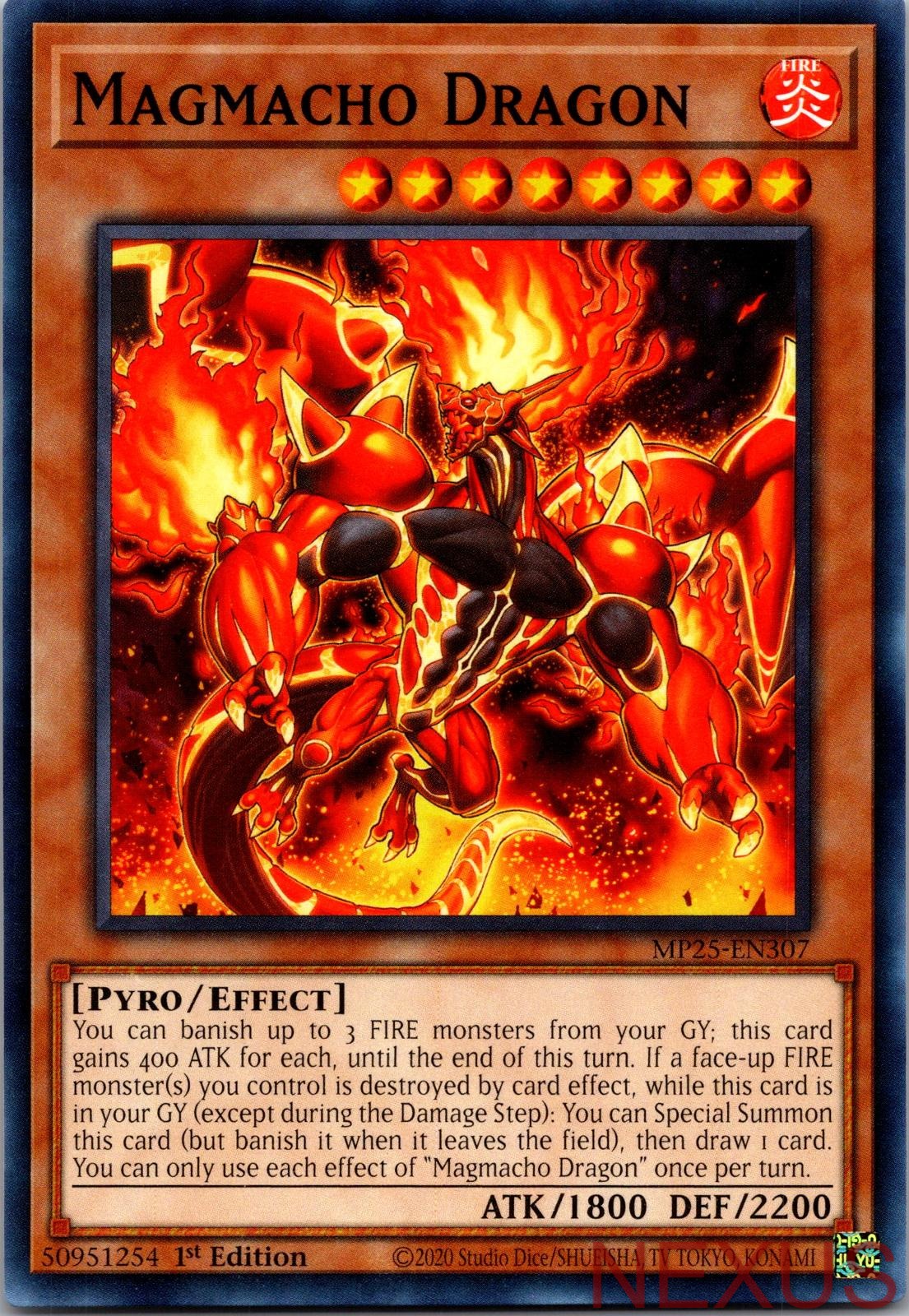 Magmacho Dragon MP25-EN307 Common 1st Edition Near Mint