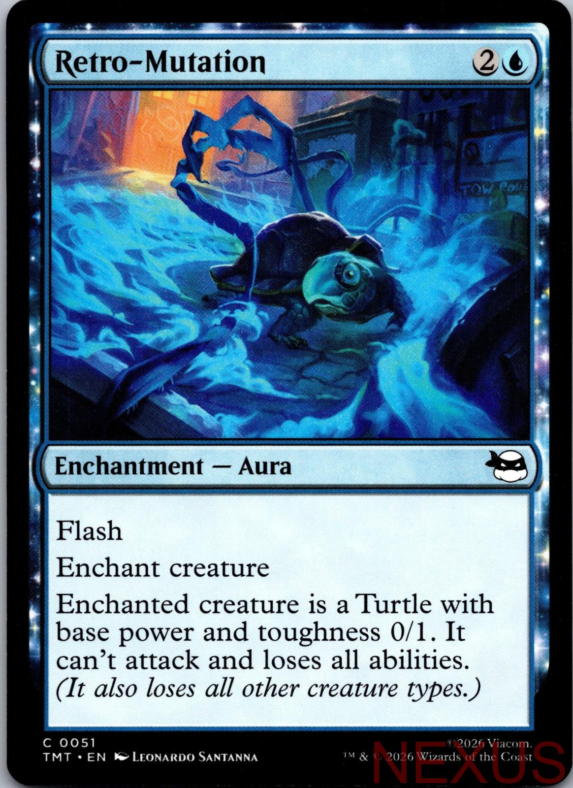 Retro-Mutation 0051 Common Teenage Mutant Ninja Turtles Magic: The Gathering NM