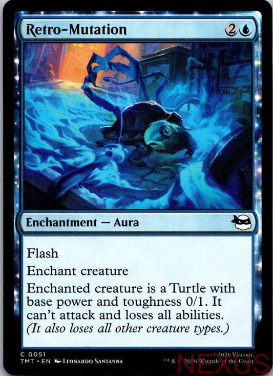 Retro-Mutation 0051 Common Teenage Mutant Ninja Turtles Magic: The Gathering NM